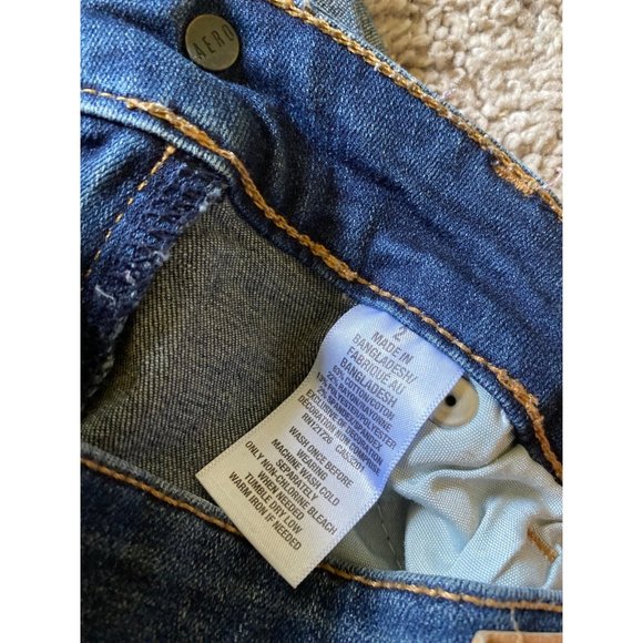 Aeropostale women’s size 2 midi denim shorts - Picture 4 of 6